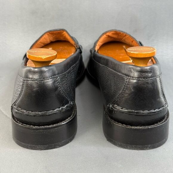 Johnston & Murphy Black Sheepskin Slip On Loafer shoes men’s size 13 New - Picture 6 of 10